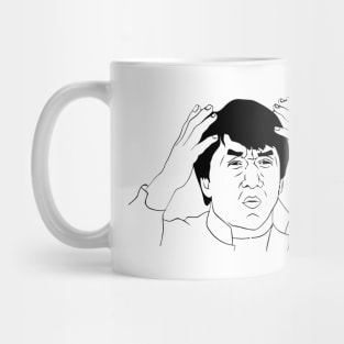 Jackie Chan Face Meme Mug